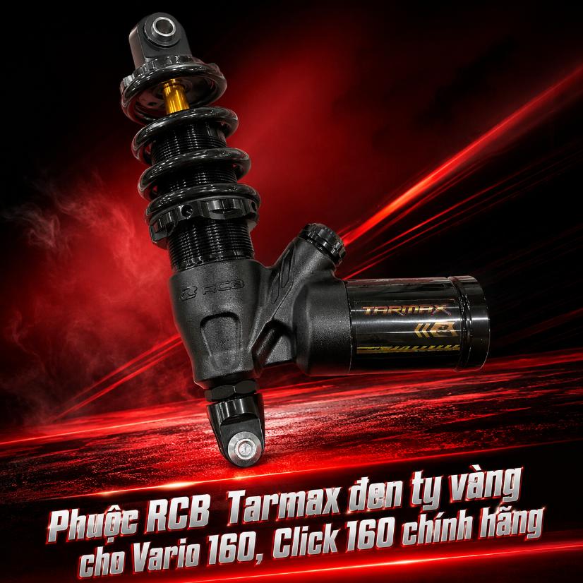 Phuộc RCB Tarmax đen ty vàng cho Vario 160, Click 160 chính hãng 071088