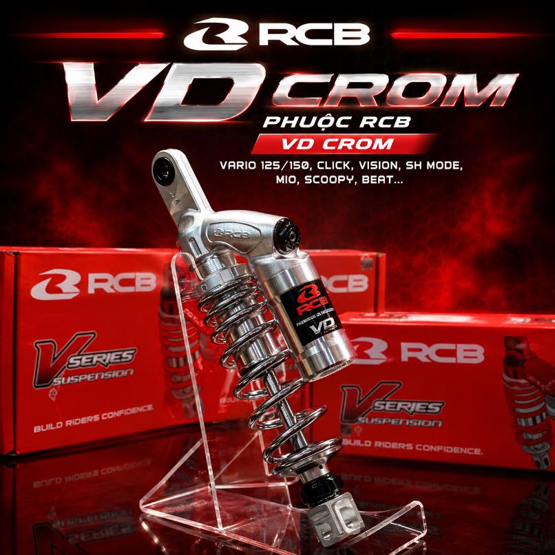 Phuộc RCB VD CROME cho Vario 125/150, Click, Vision, SH Mode, Mio, Scoopy, B071187eat