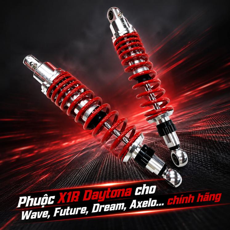 Phuộc X1R Daytona cho Wave, Future, Dream, Axelo… chính hãng KG071024 / KG070990 / KG071025
