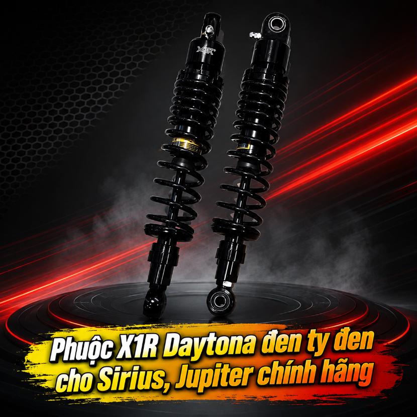 Phuộc X1R Daytona đen ty đen cho Sirius, Jupiter chính hãng KG071085