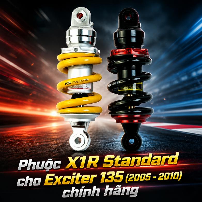 Phuộc X1R Standard cho Exciter 135 (2005 - 2010) chính hãng KG071046 / KG071045