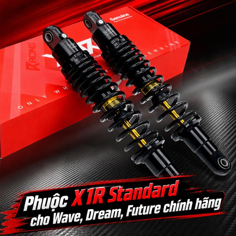 Phuộc X1R Standard cho Wave, Dream, Future chính hãng