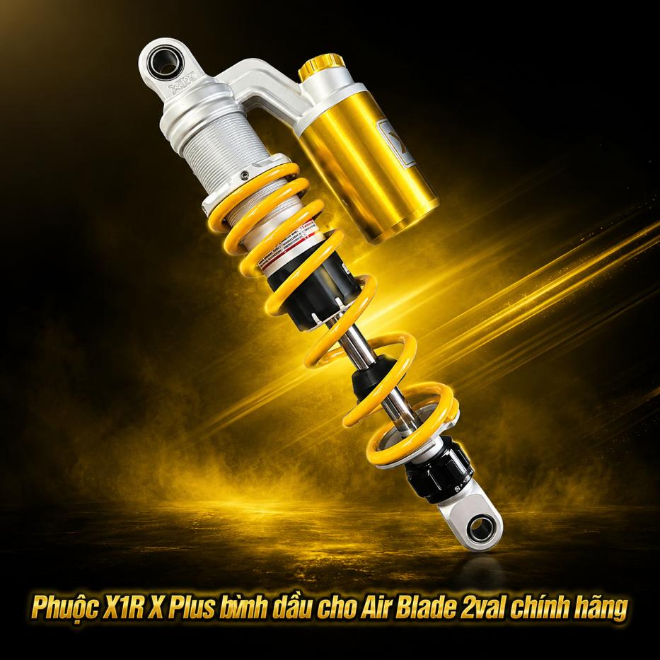 Phuộc X1R X Plus bình dầu cho Air Blade 2val chính hãng KG071173
