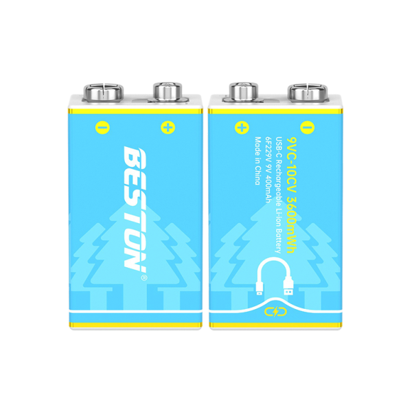 Pin sạc Beston 9VC-10CV, điện áp 9V, dung lượng 3600mWh (2 viên/vỉ)