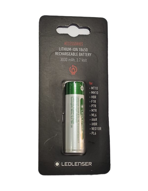 Pin sạc Ledlenser 18650 3.7V 3000mAh