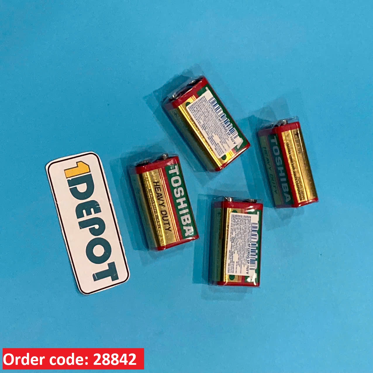 Pin vuông 9V Toshiba 6F22KGG SP-UJV Heavy Duty (10 viên/hộp)