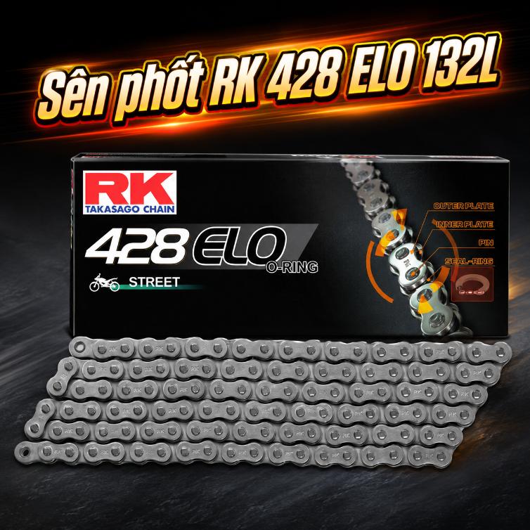 Sên RK vàng đen 428HSB - 132L chính hãng 070840