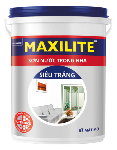 Sơn nước trong nhà Maxilite 30C, White, thùng 15L