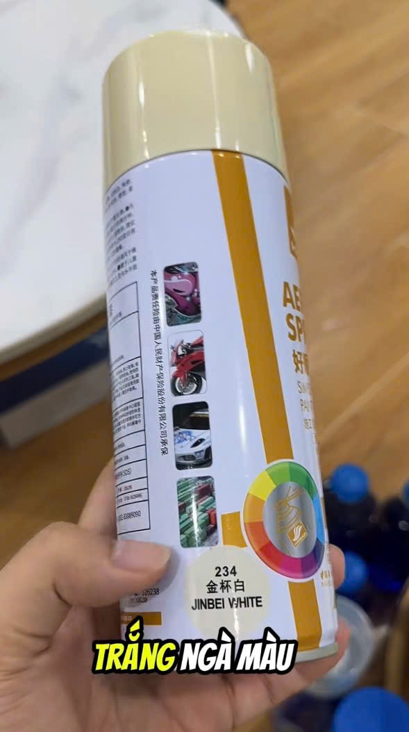 Sơn xịt HAOSHUN AEROSOL, mã 234, 450ML/chai