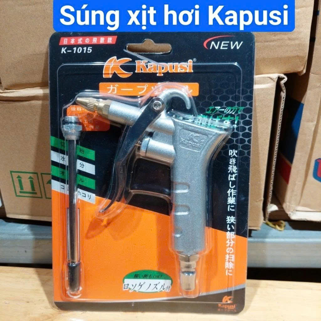 Súng nhôm xịt hơi Kapusi K-1015 (2 đầu vòi)