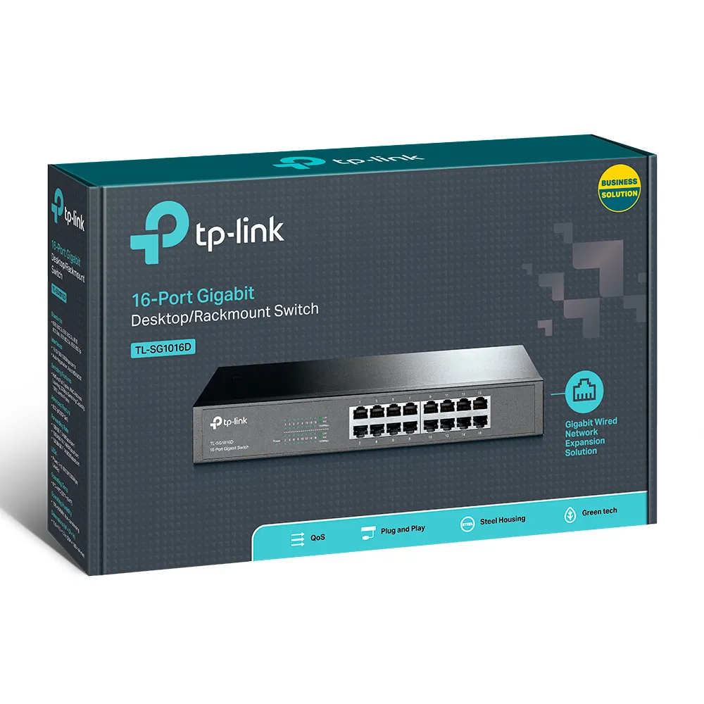 Switch TP-Link TL-SG1016D, 16 cổng Gigabit