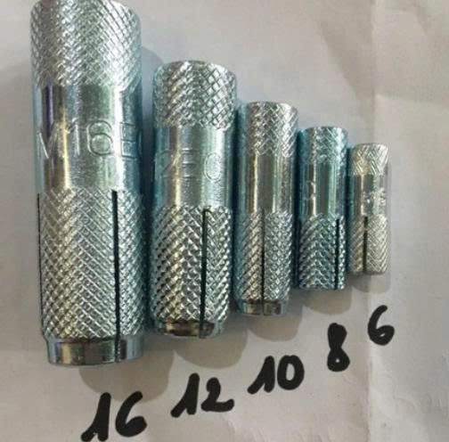 Tắc kê đạn M6, inox 304