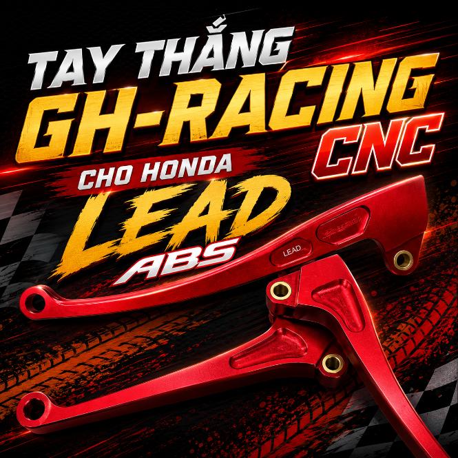 Tay thắng GH-Racing CNC cho Honda Lead ABS