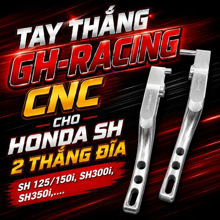 Tay thắng GH-Racing CNC cho Honda SH 2 thắng đĩa SH 125/150i, SH300i, SH350i,...