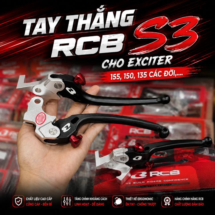 Tay thắng RCB S3 cho Exciter 155, Exciter 150, Exciter 135 các đời chính hãng 070829