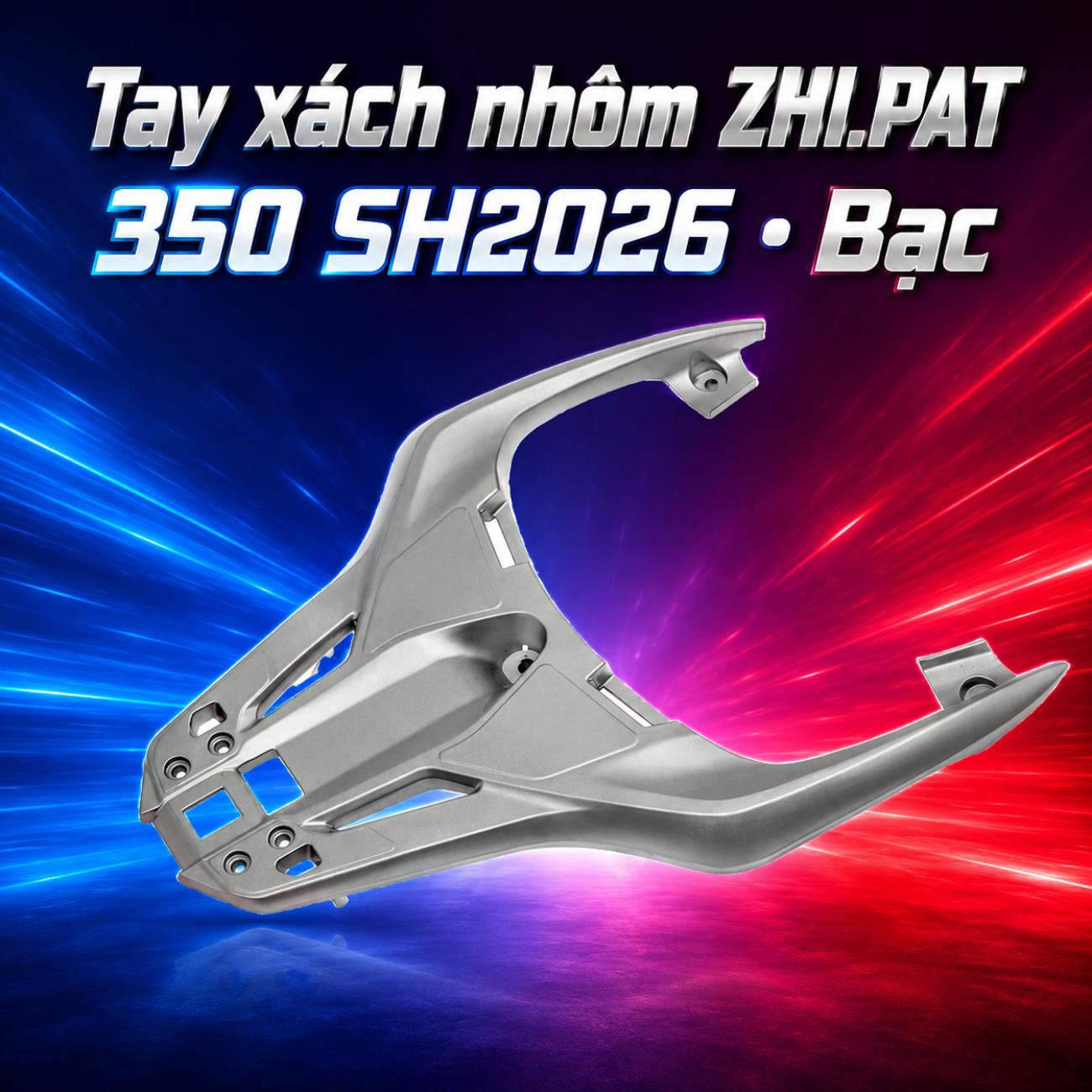 Tay xách nhôm ZHI.PAT 350 màu bạc