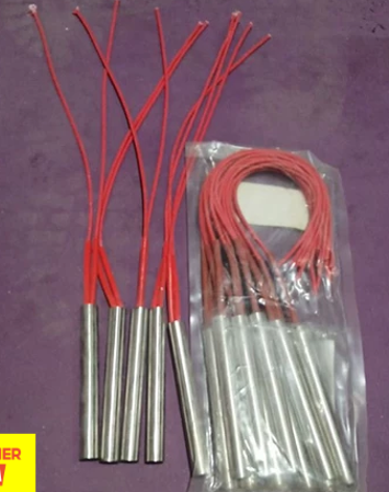 Thanh nhiệt phi 12 x dài 100mm, điện áp 220V