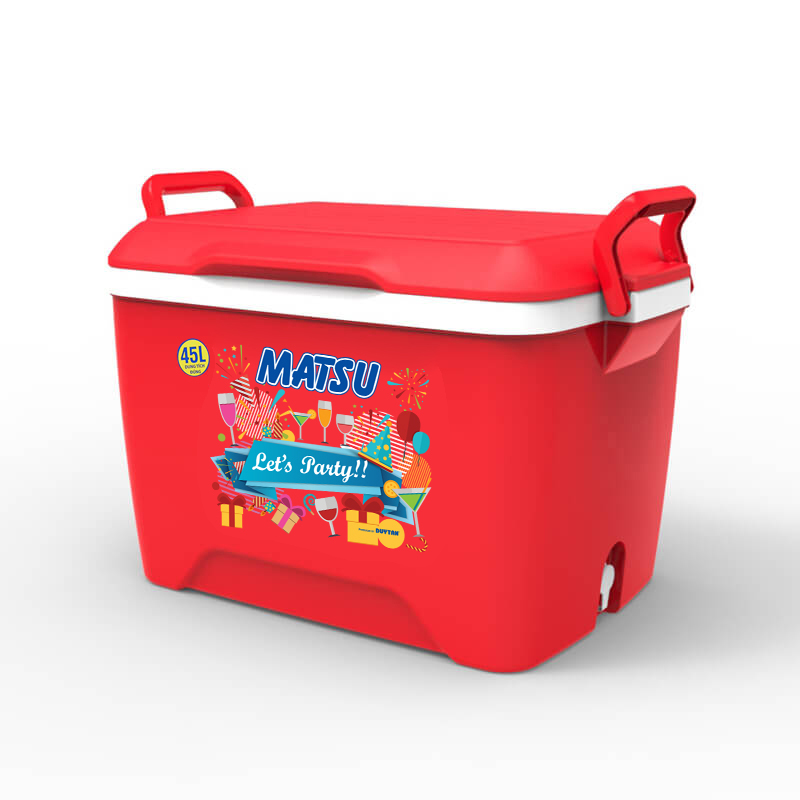 Thùng đá Duy Tân Lugo Matsu 45L ( màu đỏ)