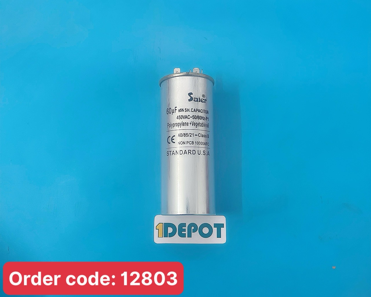 Tụ nhôm Saier CBB65 60µF