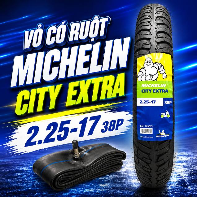 Vỏ có ruột Michelin City Extra 2.25-17 38P