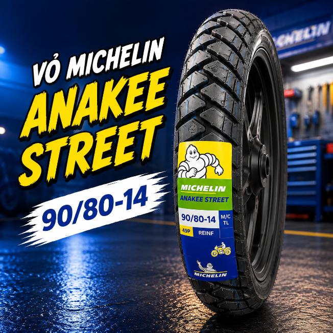 Vỏ Michelin Anakee Street 90/80-14