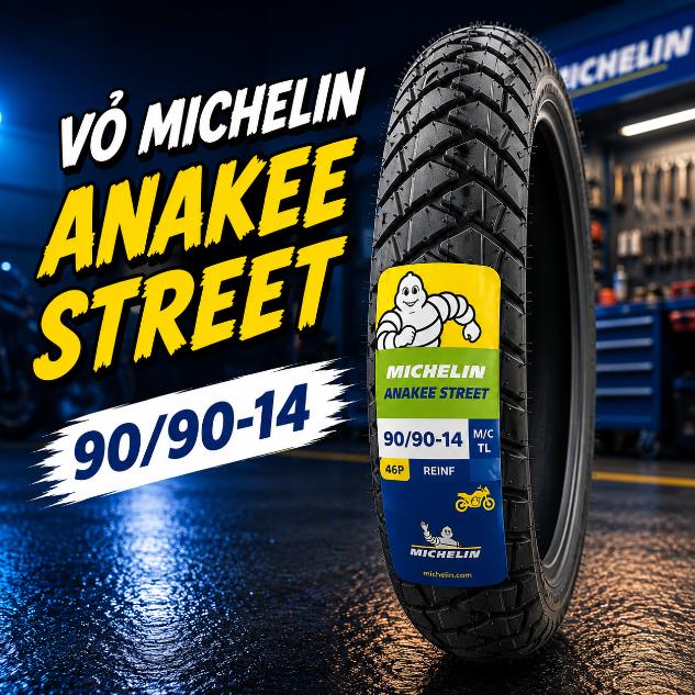 Vỏ Michelin Anakee Street 90/90-14