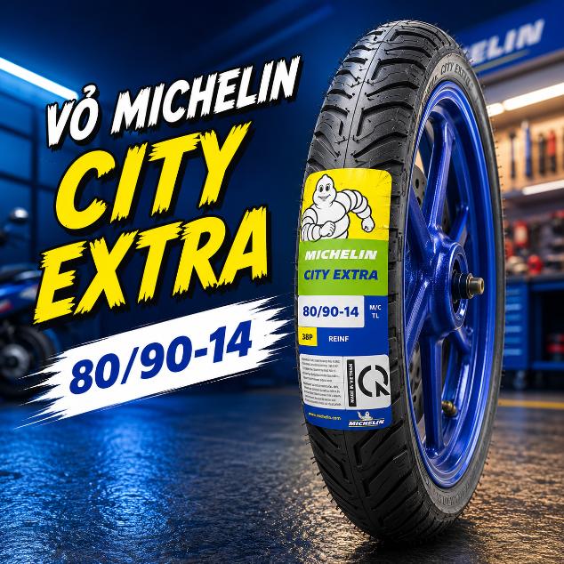 Vỏ Michelin City Extra 80/90-14