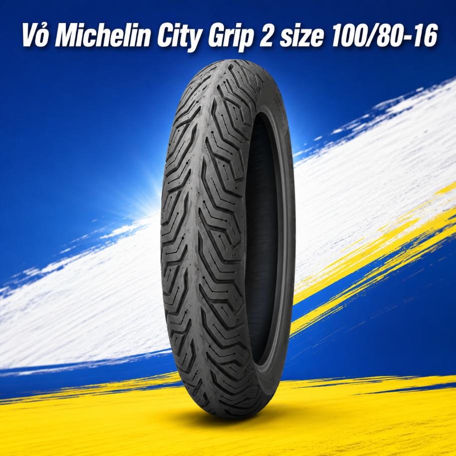 Vỏ Michelin City Grip 2 size 100/80-16