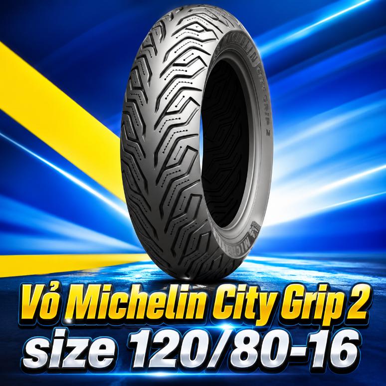 Vỏ Michelin City Grip 2 size 120/80-16