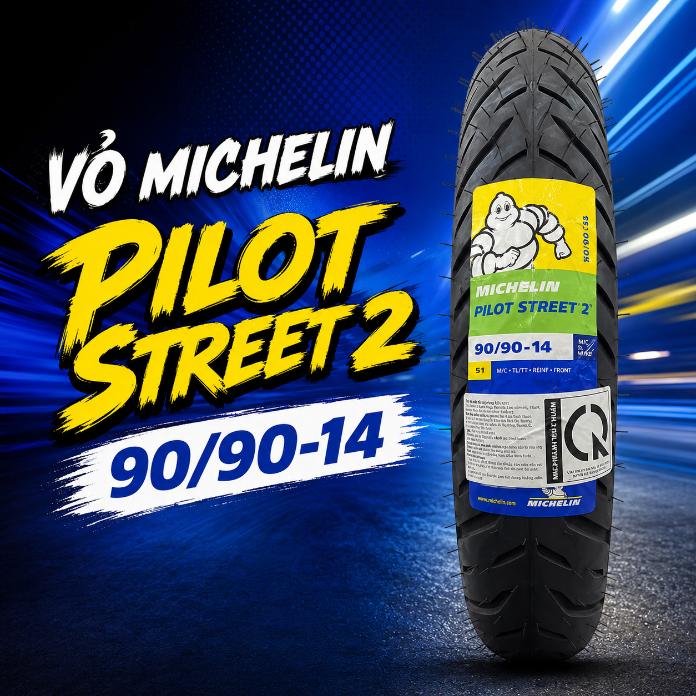 Vỏ Michelin Pilot Street 2 90/90-14